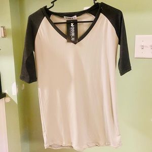 3/4 Sleeve V-Neck Shirt